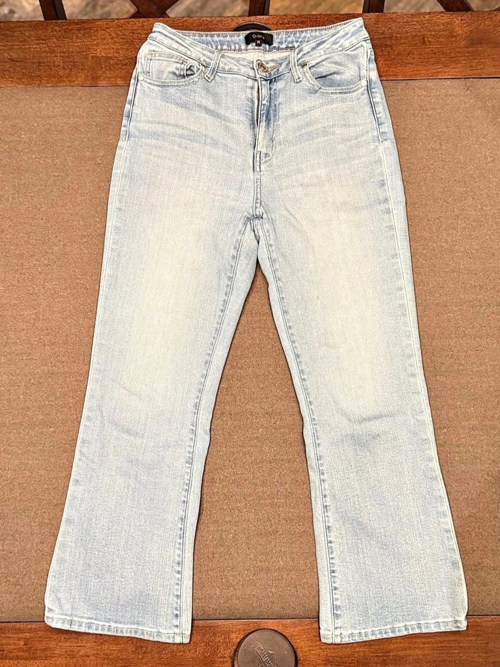 Quince Bella Stretch Crop Kick Flare Jeans